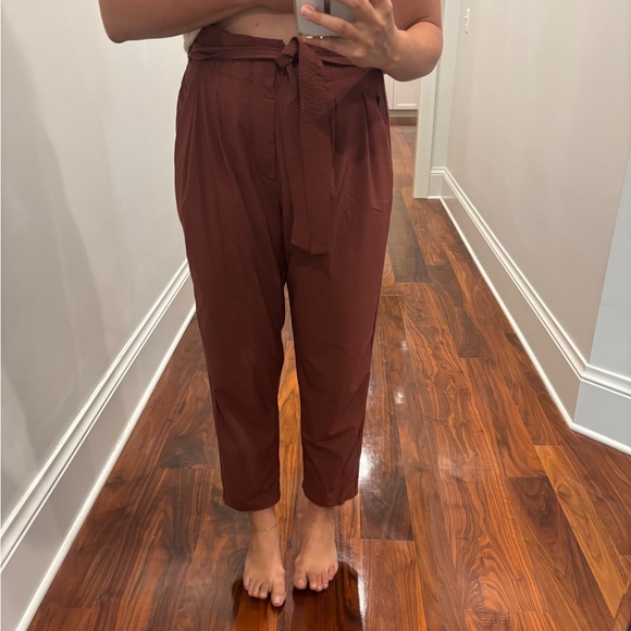 Athleta Paper Bag Tie pants - Picture 1 of 3